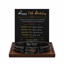 Birthday Gift for Men | Bracelet with Milestone Year Card