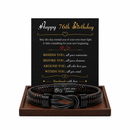 Birthday Gift for Men | Bracelet with Milestone Year Card