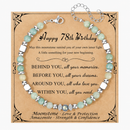 Birthday Gifts for Women | Moonstone Bracelet with Message Card 78th Birthday