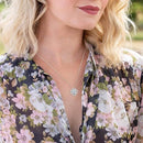 To My Daughter-In-Law Necklace | 14K White Gold W/ Zirconia & Gift Box