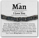 "To My Man" Deluxe Bracelet Gift Set | 316L Stainless Steel/S925 Bracelet