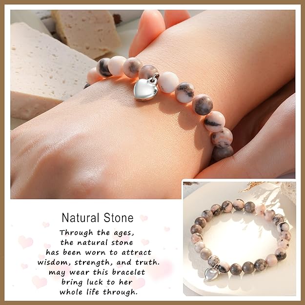 'To My Daughter-In-Law' Bracelet | Made Of Natural Stone