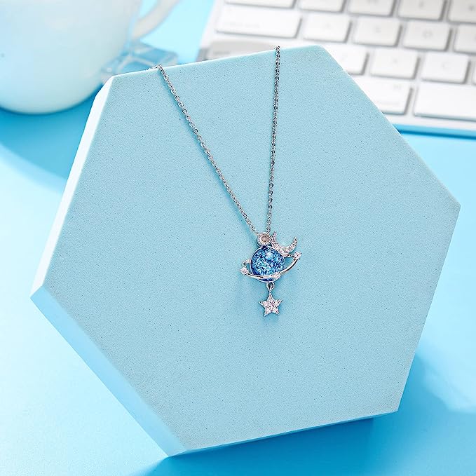 Daughter/Granddaughter | Special Star | 925 Silver Necklace W/ Zirconia & Gift Box