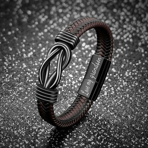 Braided Leather Bracelet |