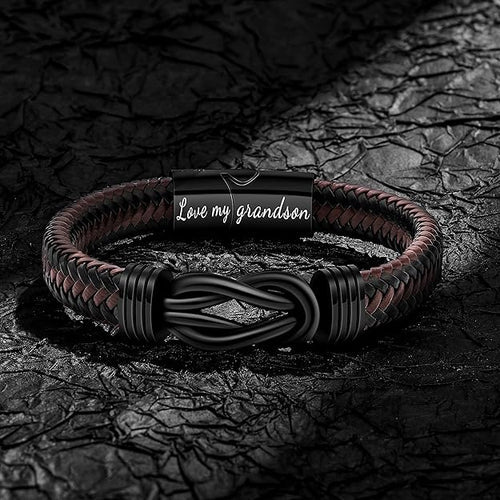 Braided Leather Bracelet |