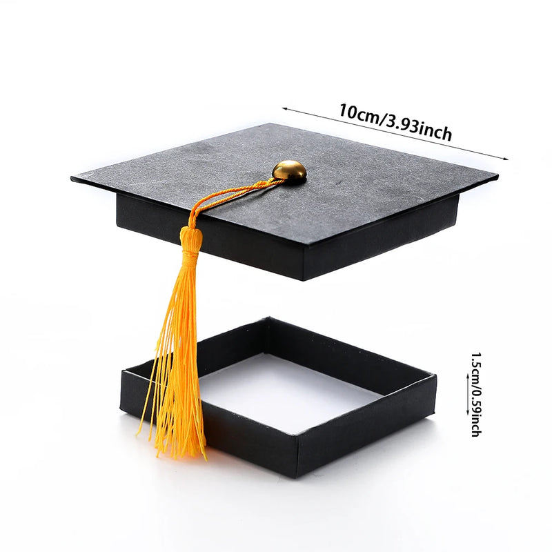 Graduation Gift For Him/Her | Bracelet in Cap Gift Box & Quote Card