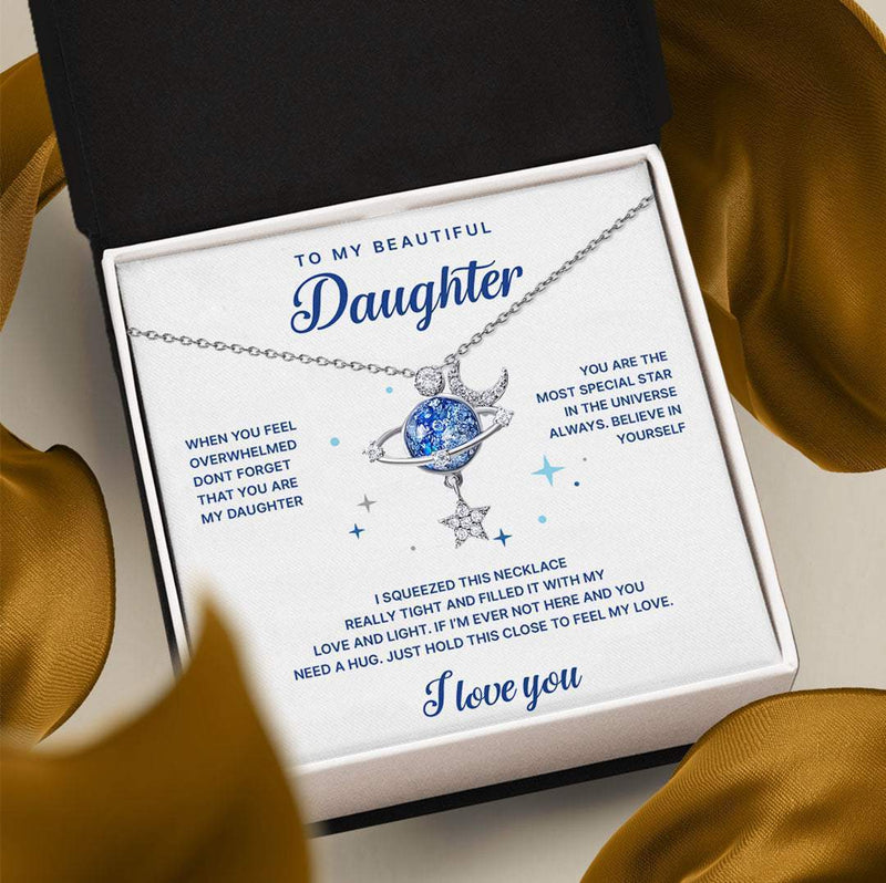 Daughter/Granddaughter | Special Star | 925 Silver Necklace W/ Zirconia & Gift Box