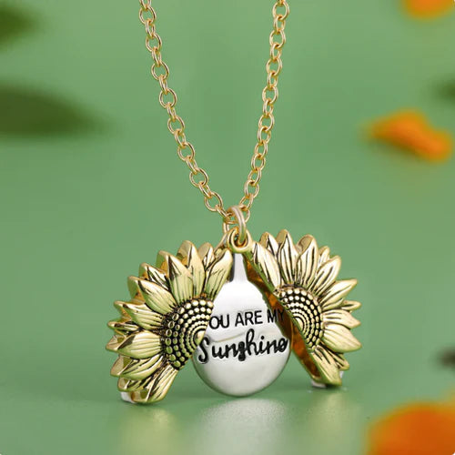 'You Are My Sunshine' Sunflower Necklace | To My Daugther/Granddaughter/Partner