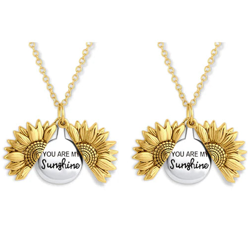 'You Are My Sunshine' Sunflower Necklace | To My Daugther/Granddaughter/Partner