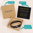 Birthday Gift for Men | Bracelet with Milestone Year Card