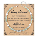 Retirement Gifts for Women - Moonstone Bracelet Gift for Her