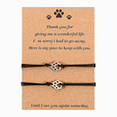 Pet Memorial Gifts - Dog & Cat Loss Bracelet With Paw Print