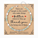 Thank You Gift for Women - Appreciation Bracelet Gift for Her
