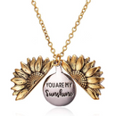'You Are My Sunshine' Sunflower Necklace | To My Daugther/Granddaughter/Partner Necklace only