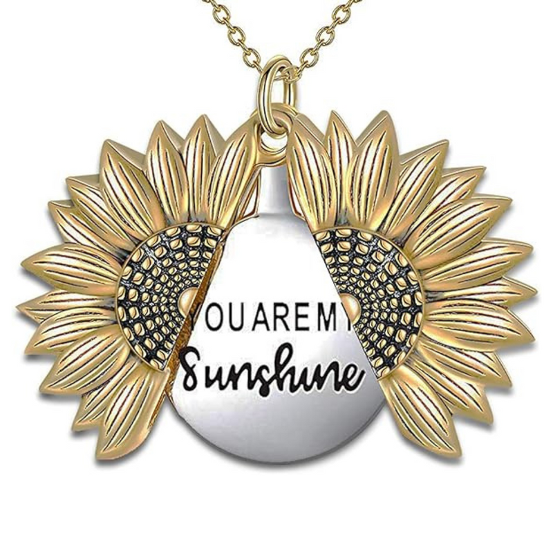 'You Are My Sunshine' Sunflower Necklace | To My Daugther/Granddaughter/Partner