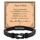 Birthday Gifts For 14, 15, 16 Year Old Boys | Men's Leather Bracelets