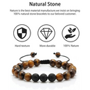 Men's Tiger Eye Stone & Bead Bracelet | To My Man | To My Husband