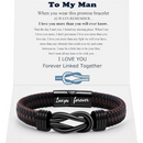 Braided Leather Bracelet | To My Man