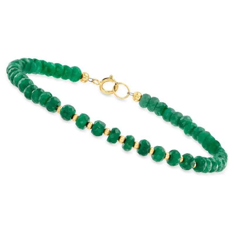 Emerald Bracelet [20-24 ct. t.w.] in 10K Yellow Gold