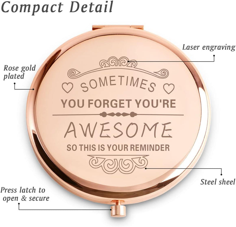 Customized Compact Mirror Gift For Her/Girl |