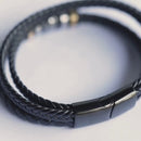 My Son/Grandson Bracelet "Love You Forever" | Braided Leather Bracelet