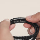 My Son/Grandson Bracelet "Love You Forever" | Braided Leather Bracelet