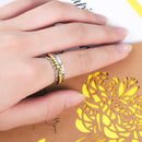 Bee Spinner Ring | 925 Sterling Silver | Bi-Color Gold & Silver